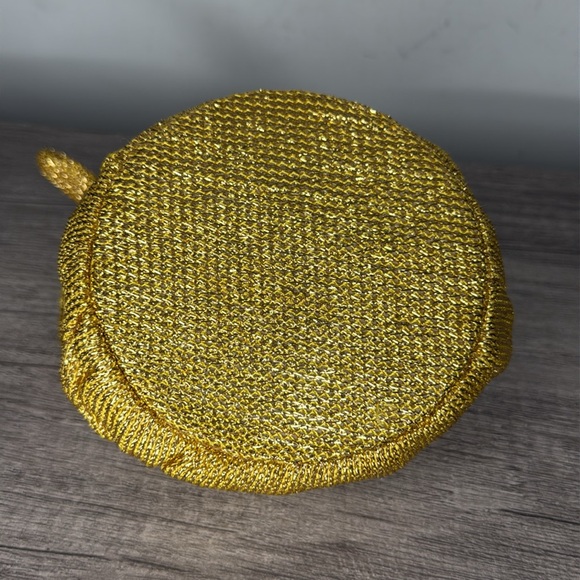 Antique Gold Mesh Evening Bag - Picture 5 of 7